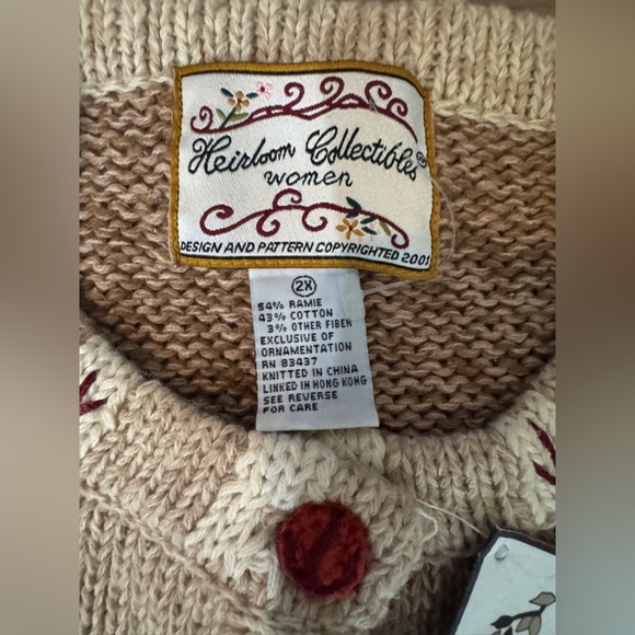 Colorful Patchwork Cardigan Sweater - Picture 7 of 8